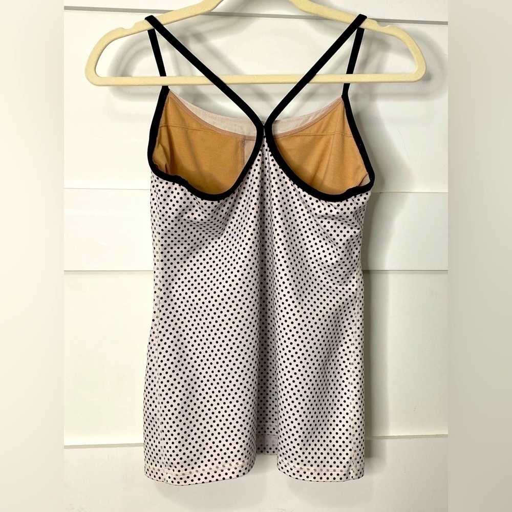 Lululemon Polka Dot Workout Tank No Bra Cups No Size - Picture 2 of 6